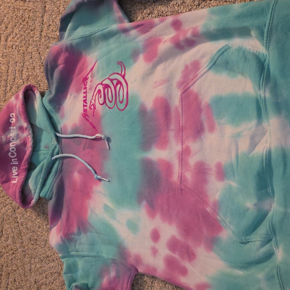 Metallica Tie Dye Hoodie Medium - Picture 8 of 8